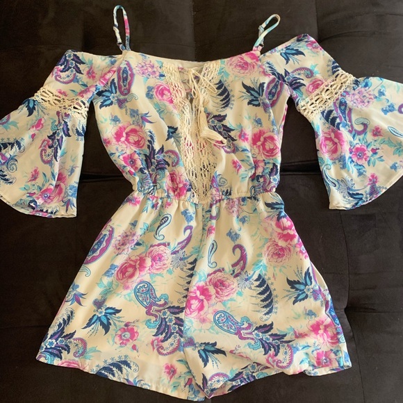 Boho romper-M - Picture 1 of 3